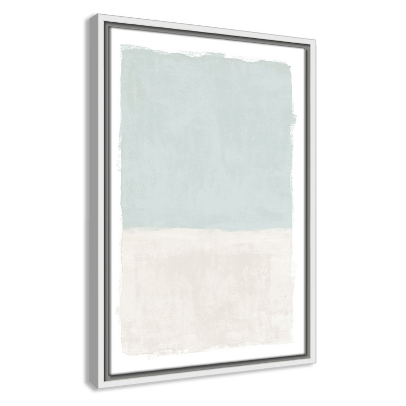 «Ocean Tides I Print» par Natalie Carpentieri, White Floater, 13.5'' W x 19.5'' H