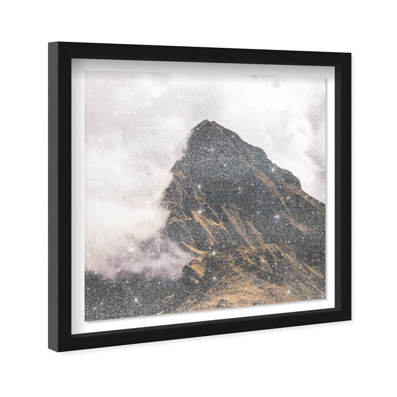 Touch The Clouds Print by Oliver Gal, 21.5" H x 21.5" W, Black Shadowbox