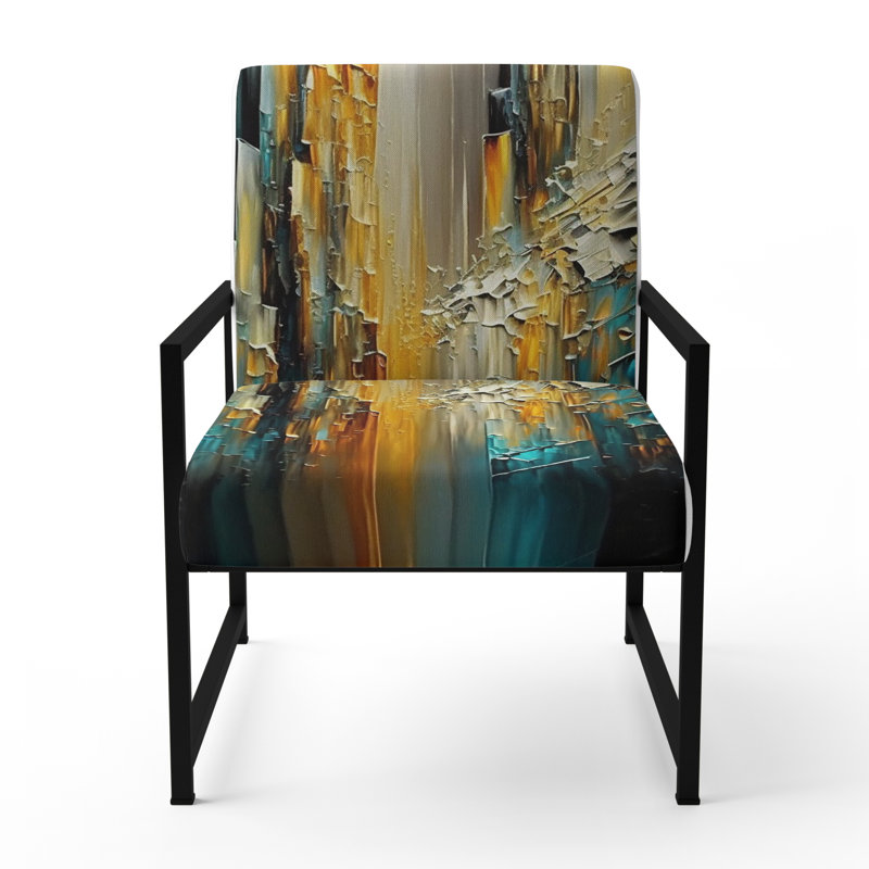 Chaise rembourrée Daidone, Noir, noir, noir, noir