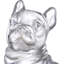LIULI Crystal Animal, Year of the Dog | Heads Up! (Exclusive U.S. Edition with Gilded Peony Display Base)