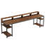 Two Person Desk With Monitor Stand (Not Including Chair)-679693286