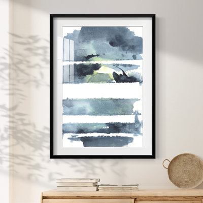 Blue Memories I -Framed Print