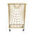 Metal Deep Set Metal Mesh Laundry Basket Storage Cart with Wheels and Handles-62972726-62972723