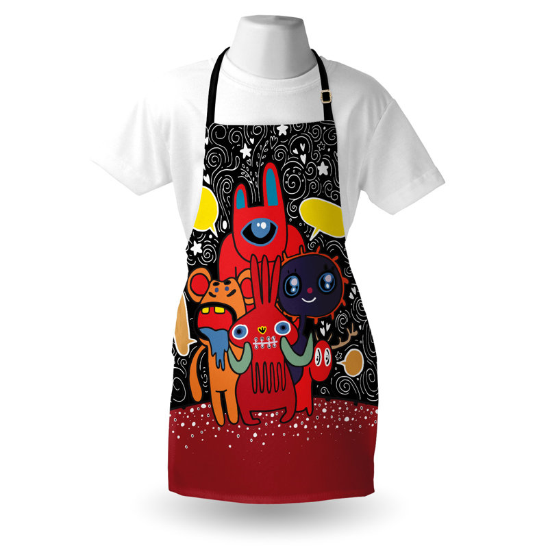 No Pattern Bib Apron