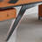 Rectangular Stainless Steel+ with 1 drawers desk-1379663191-1379663186