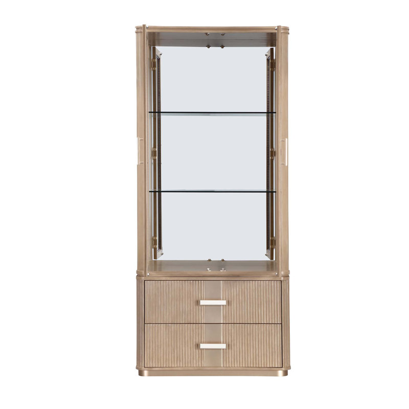 West Kensington Display Cabinet, Tan