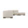 Beau DREAM MODULAR SECTIONAL PERFORMANCE FABRIC OATMEAL