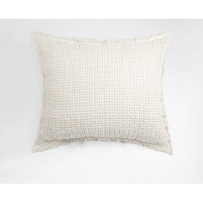 Amity Home Trawick 100% Linen Pillow Sham In Ivory