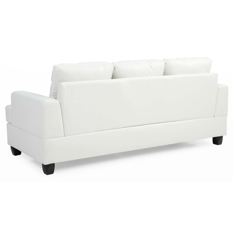 79" PU Sofa, White