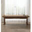 Grand bureau en bois avec trois tiroirs de rangement-377171884