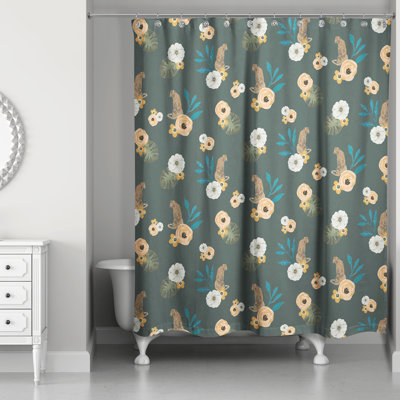 Ensemble de rideau de douche en polyester
