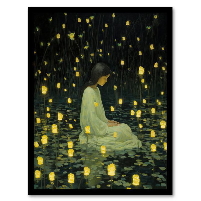 Diwali At Dusk Whimsical - Single Picture Frame Print