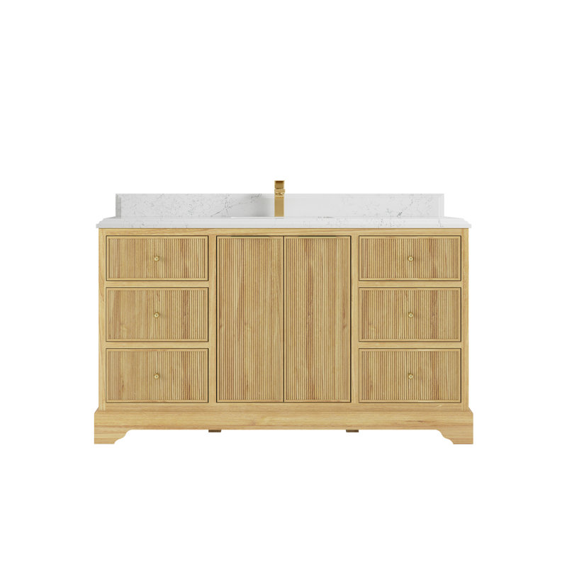Ensemble de meuble-lavabo simple 60 "60", Empira blanc