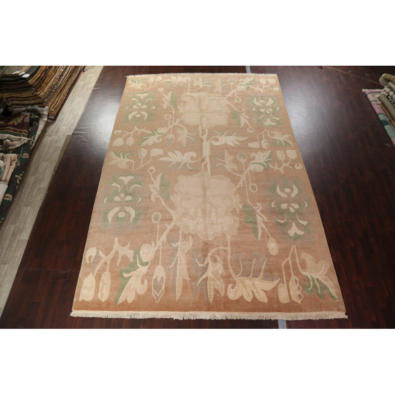 Tapis népalais en laine noué à la main 12 x 18