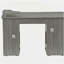 Bureau d'ordinateur complet avec rangement, gris