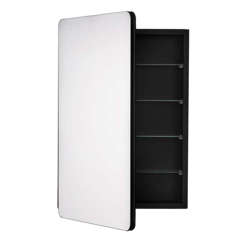 Armoire à pharmacie avec miroir, H 30 po x l 19,96 po x P 5 po