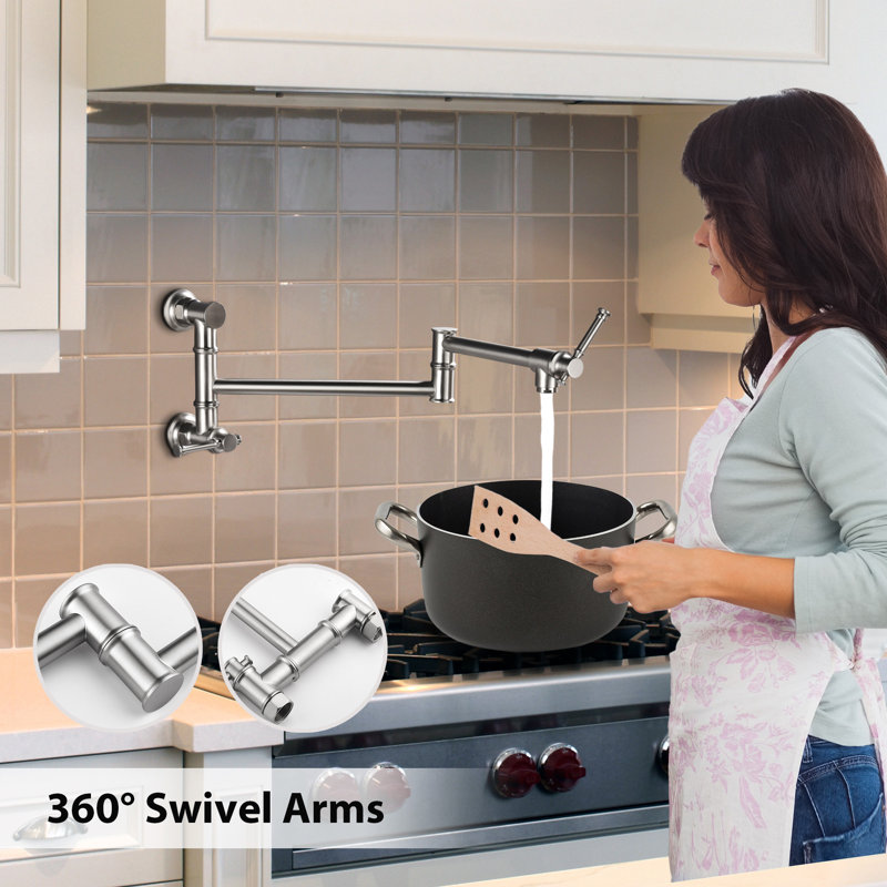 Interbath Kitchen Faucet, Brushed Nickel