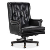 Charleston Leather Swivel Executive Chair