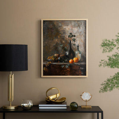 FLORAL Series DCCXV Framed Print - Solid Wood
