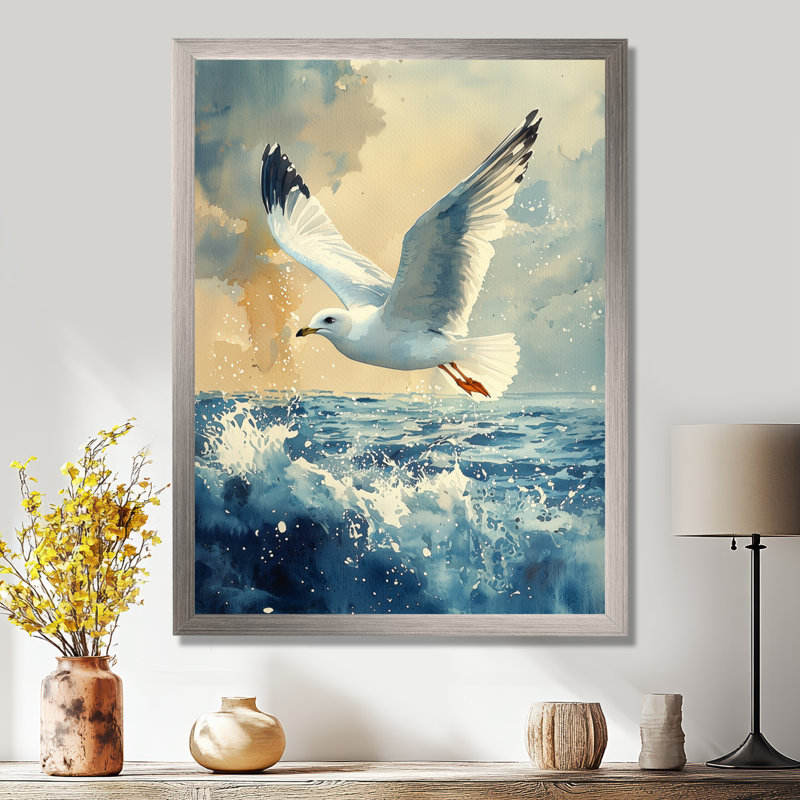 Azim - Animals Canvas Wall Art, H 40 po x l 30 po, Reproduction encadrée d'une seule photo, Argent argent