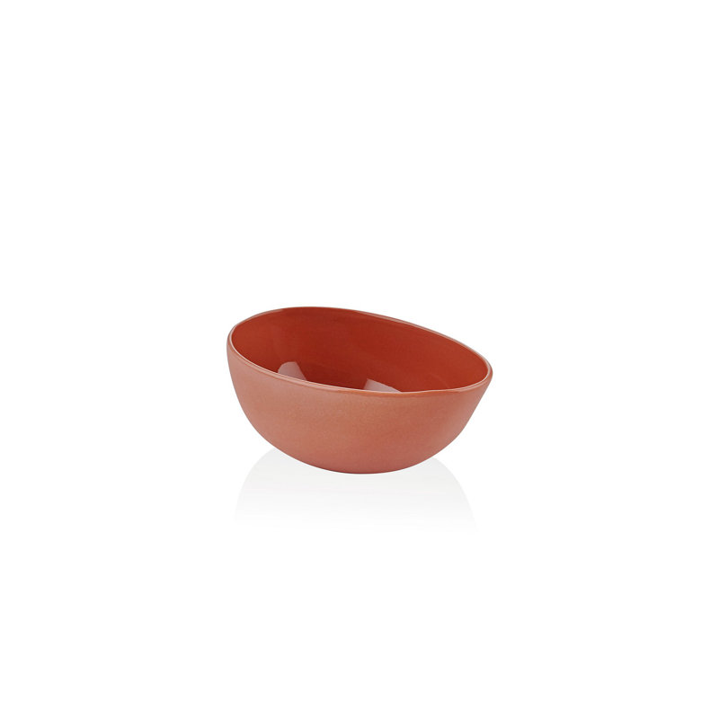 Elegant Terracotta Porcelain Bowl, 2 x 3.5 x 1.2 inches | 100% Durable Porcelain, Perfect for Serving Snacks & Decorative Use | Stylish Design for Home Decor & Kitchen - Versatile & Functional