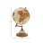 Mango Wood Educational/Geographic Earth Cream Globe