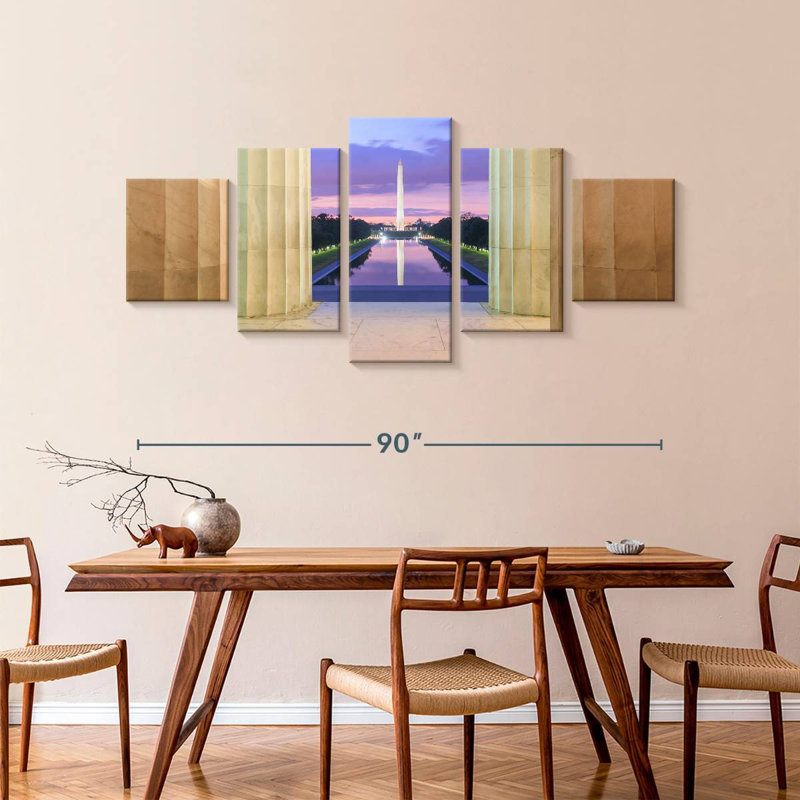 Reflection Of Washington Monument, 42" H x 92" W