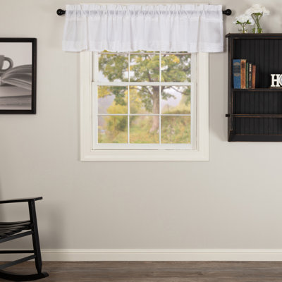 Baldwin Cotton Ruffled Window Valance