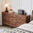 Brown Solid Wood Accent Cabinet