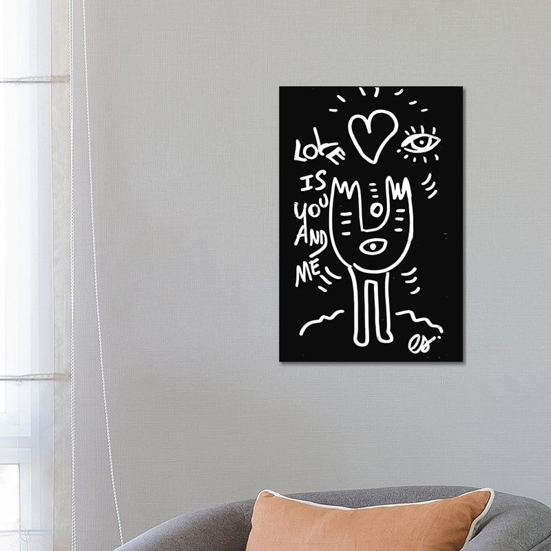 Love Is You And Me by Emmanuel Signorino - Wrapped Canvas Print, 66.04cm H x 45.72cm W x 1.905cm D