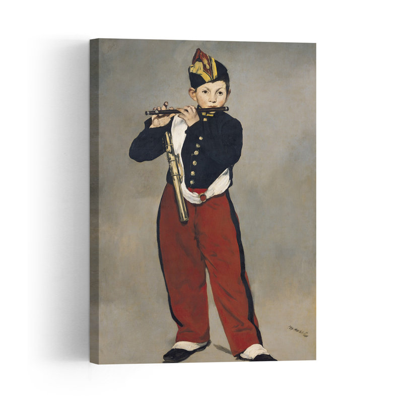 Le Fifer, 1866 Estampe d'art mural abstrait contemporain, H 36 po x l 24 po