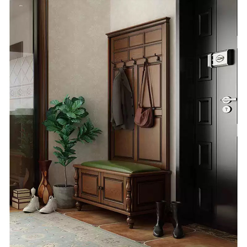 Armoire à chaussures en bois massif
