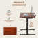 Home Office Height Adjustable Standing Desk With Built-in Power Outlet