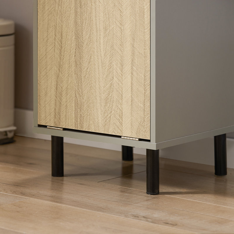 Wood Cabinet Laundry Hamper