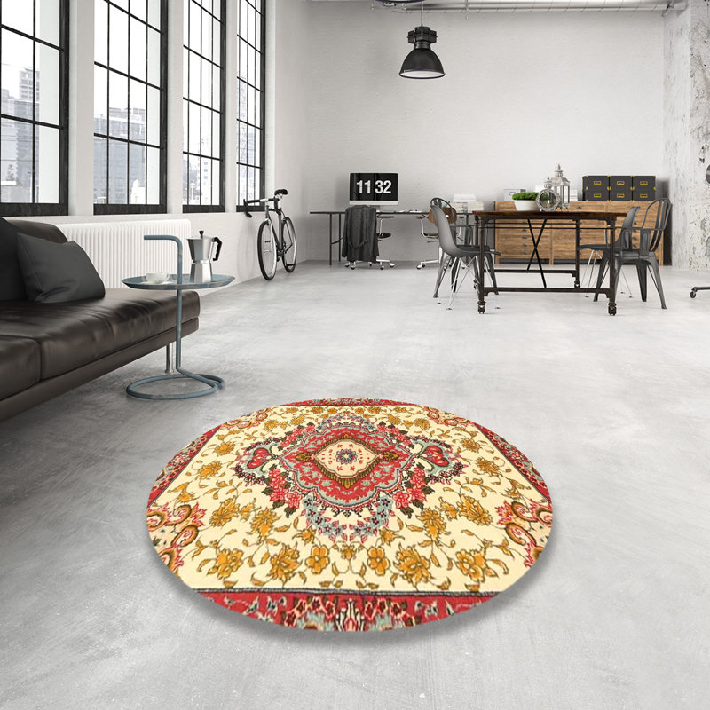 Oriental Indoor Rug, Round 8'