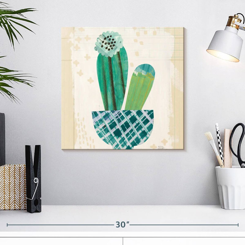 Harnek Collage Cactus III, H 16 po x l 16 po