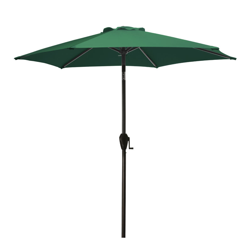 Parasol de marché à 2 niveaux 132 po Beka, L 90 po x P 90 po, Vert foncé