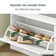 Hidden Shoe Bench with 2 Flip Drawers