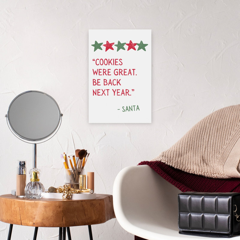 Contemporary Art Classic Elegant Minimalist Christmas Tree Winter Wall Art by Jolly And Dash - Wrapped Canvas Print