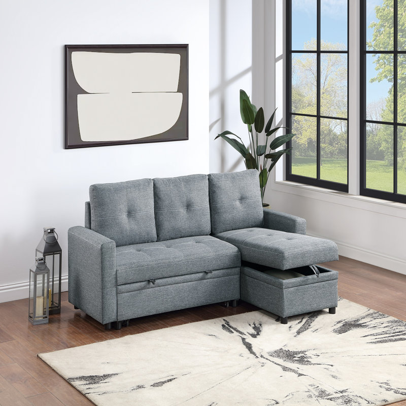 Canapé modulaire convertible en Polyfiber