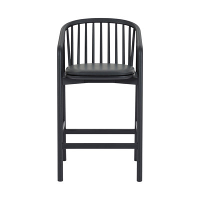 Buffolino Vegan Leather Bar & Counter Stool by George Oliver