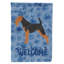 Caniche en polyester à 2 côtés 40 x 28 po standard welcome drapeau maison-957493129