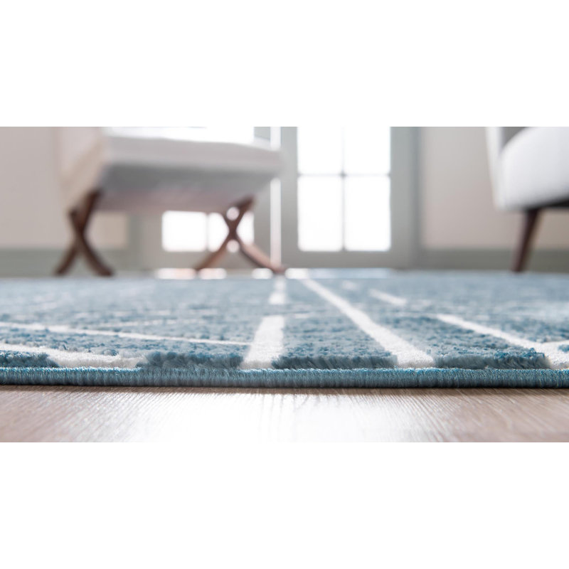 Eshin Abstract Indoor Rug, Runner 2' x 8'
