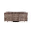 Canapé inclinable en velours Zubaida