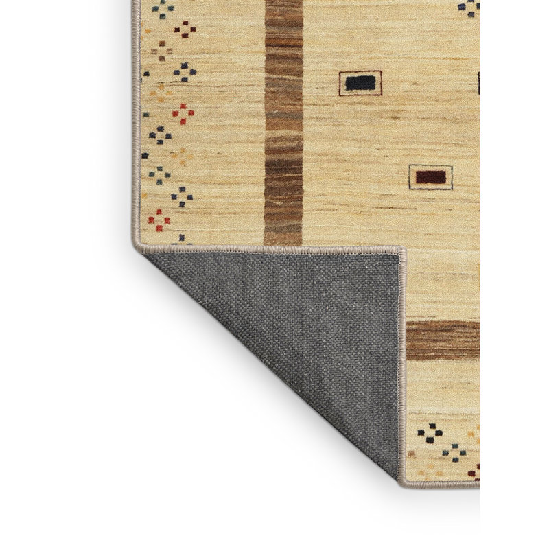 Tapis brun/vert/gris zone contemporaine, Rectangle 5 pi x 8 pi
