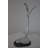 Monkey Resting On A Tree Silver Finish Bronze Statue - Size: 12" X 13" X 27"H.-53123531