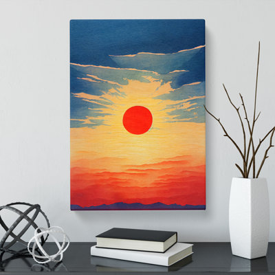 Hanh Sun Watercolour - Wrapped Canvas
