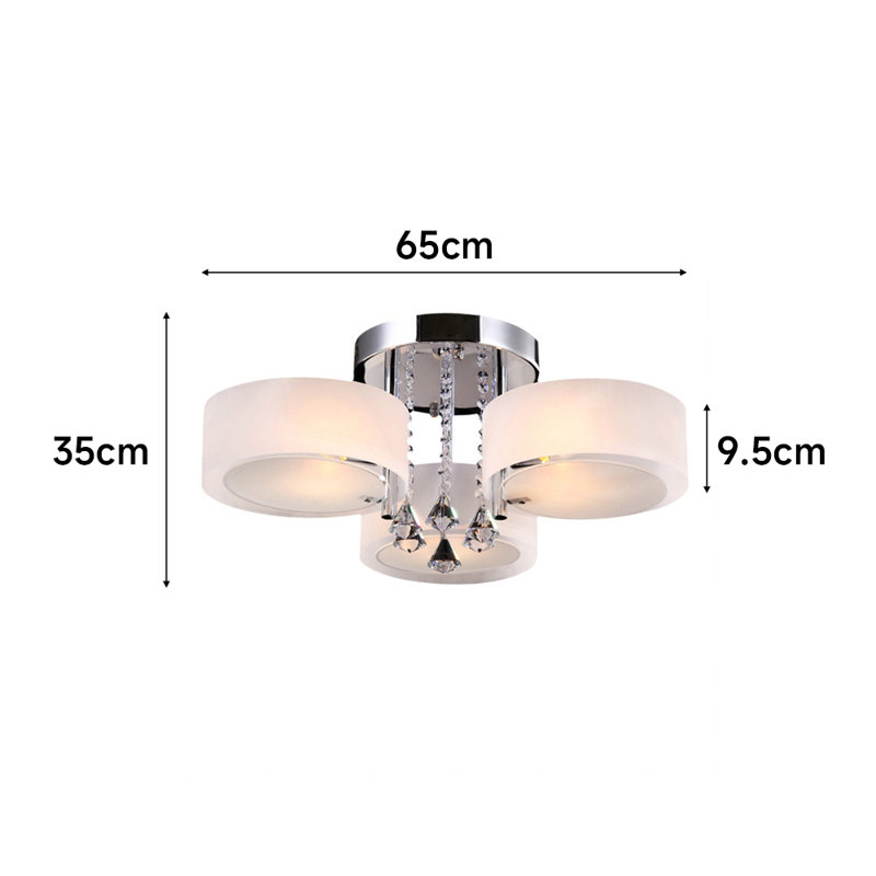 Acrylic Semi Flush Mount
