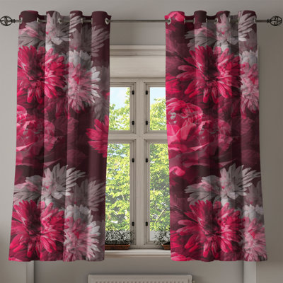 Eustolia Semi Sheer Curtain Pair