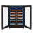 Allavino Reserva Series 36 Bottle Dual Zone Wine Refrigerator with Stainless Steel French Doors